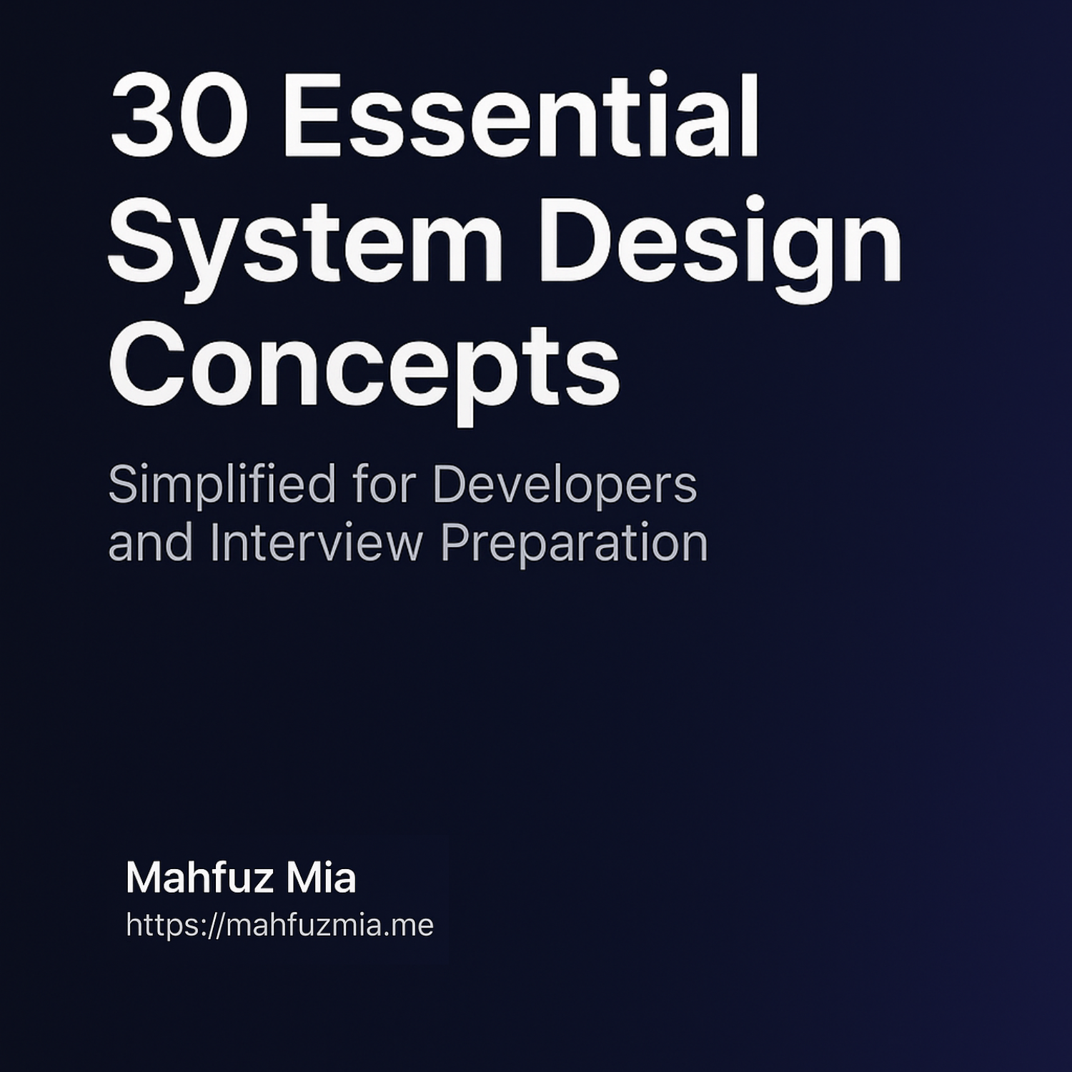 system design cover